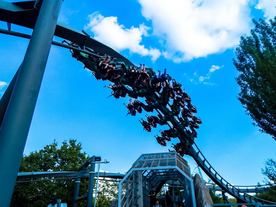 Montagne russe Raptor a Gardaland