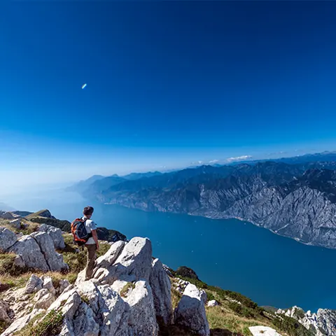 Panorama del Lago di Garda dal Monte Baldo